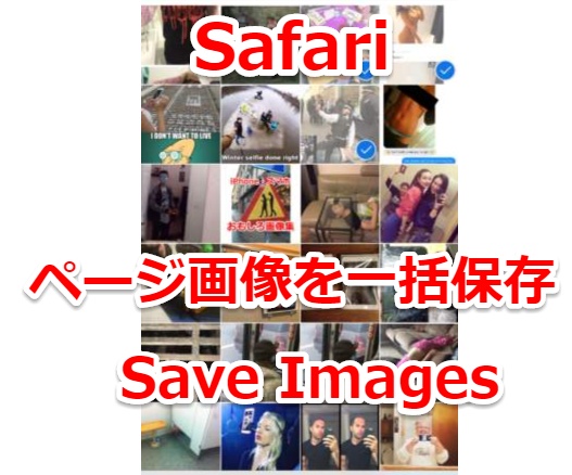 Iphone Safariでサイト上の複数画像を一括ダウンロード保存する方法 Save Images使い方 スマホlaboホンテン