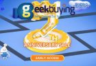 【Geekbuying】毎日チェックインで100ドルゲット！７周年記念イベント・セール開催中