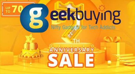 【Geekbuying】200ドル以上のスマホ購入で10％オフ！７周年記念イベント・セール開催中
