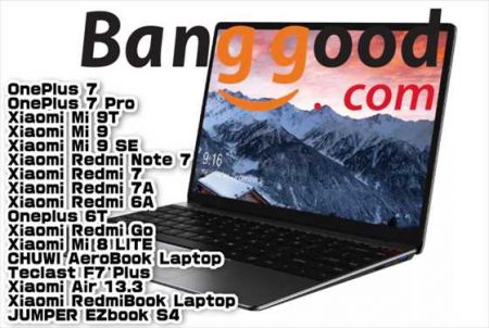 【BangGood最新クーポン】Core-m3+SSD256GB搭載ノート「CHUWI AeroBook」が＄389ほか