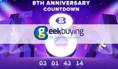 【Geekbuying】$188 相当のクーポンがもらえる「8周年記念セールのカウントダウンイベント」開催