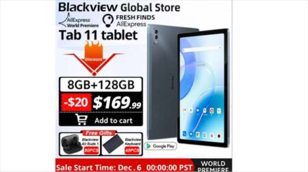Blackview Tab 11グローバルリリース！12月6日よりワールドプレミアセール開催