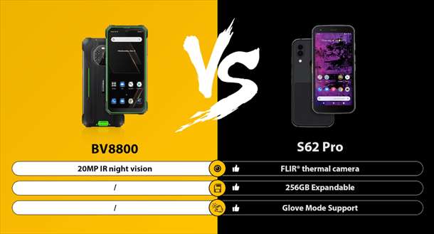 特殊カメラ搭載Androidスマホ2機種比較「BlackView BV8800」vs 