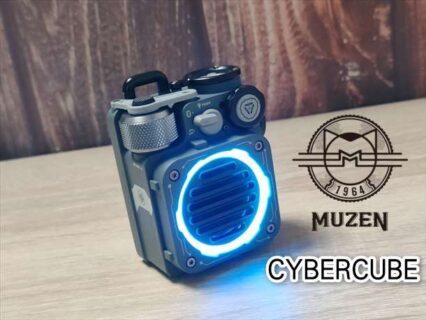 【実機レビュー】アウトドア派に人気のMUZEN の新Bluetoothスピーカー「CYBER CUBE（サイバーキューブ）」発売