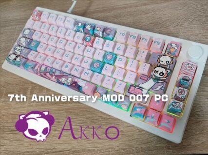 【Akko 7th Anniversary MOD 007 PC実機レビュー】安くてラピッドトリガー機能搭載／磁気スイッチのゲーミングキーボード