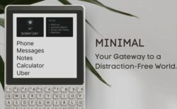 QWERTY物理 キーボードのEInkスクリーンスマホ「Minimal Phone」クラファンに登場予定