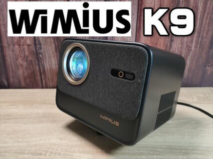 【実機レビュー】Android TV11.0内蔵の小型スマートプロジェクター WiMiUS K9