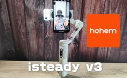 【実機レビュー】スマホジンバル「Hohem iSteady V3」AIトラッキング機能搭載で純正カメラアプリが使える