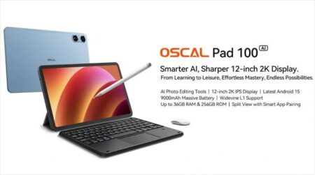 Android 15搭載12インチタブレット「OSCAL Pad 100」発売！1月17日よりセール開催