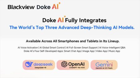 BLACKVIEWは3大ディープラーニングAIモデルを統合した「Doke AI」を発表