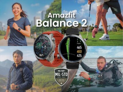 Amazfit から新製品「Balance 2」「Active2 Square」「Helio Strap」発売