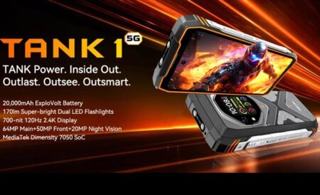 「Blackview Oscal TANK 1」サブ画面＆ナイトビジョンカメラ付きタフネススマートホン発売！
