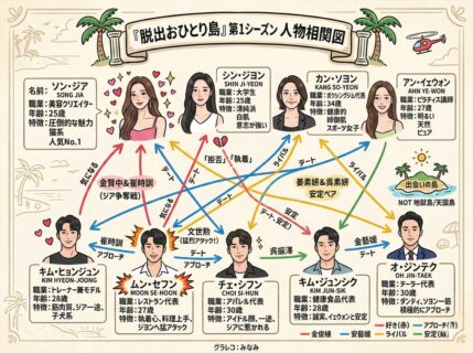 『脱出おひとり島』など、海外版も怖くない！Geminiで作る「自分専用グラレコ相関図」で恋愛リアリティ番組を完全把握