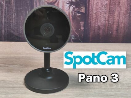 【実機レビュー】無料クラウドに常時保存する180°パノラマ監視カメラ「SpotCam Pano 3」