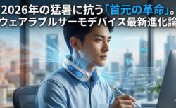 2026年版の着る冷蔵庫！ウェアラブルサーモデバイス2機種比較！